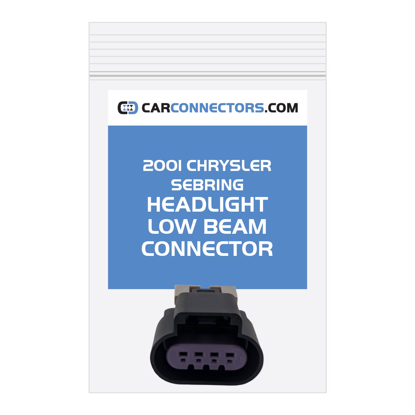 Headlight Low Beam Connector for 2001 Chrysler Sebring