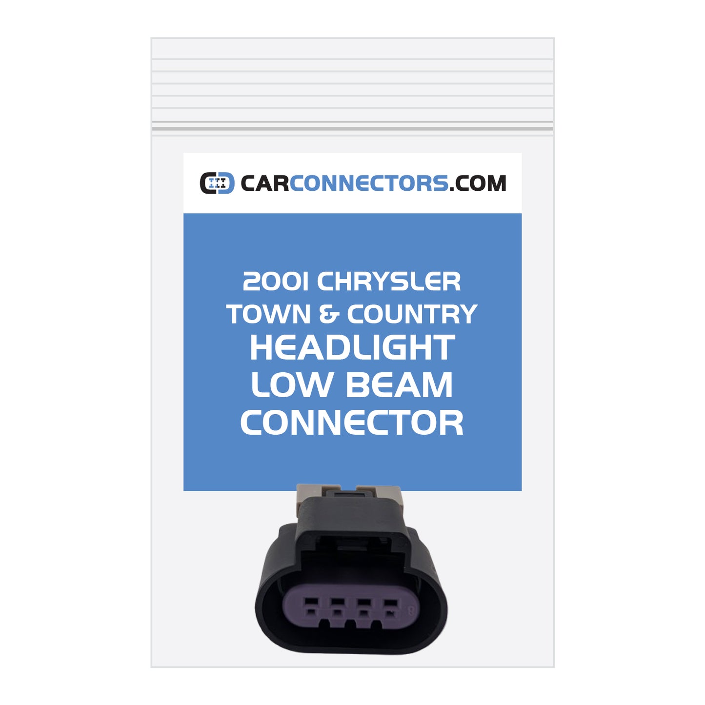 Headlight Low Beam Connector for 2001 Chrysler Town & Country