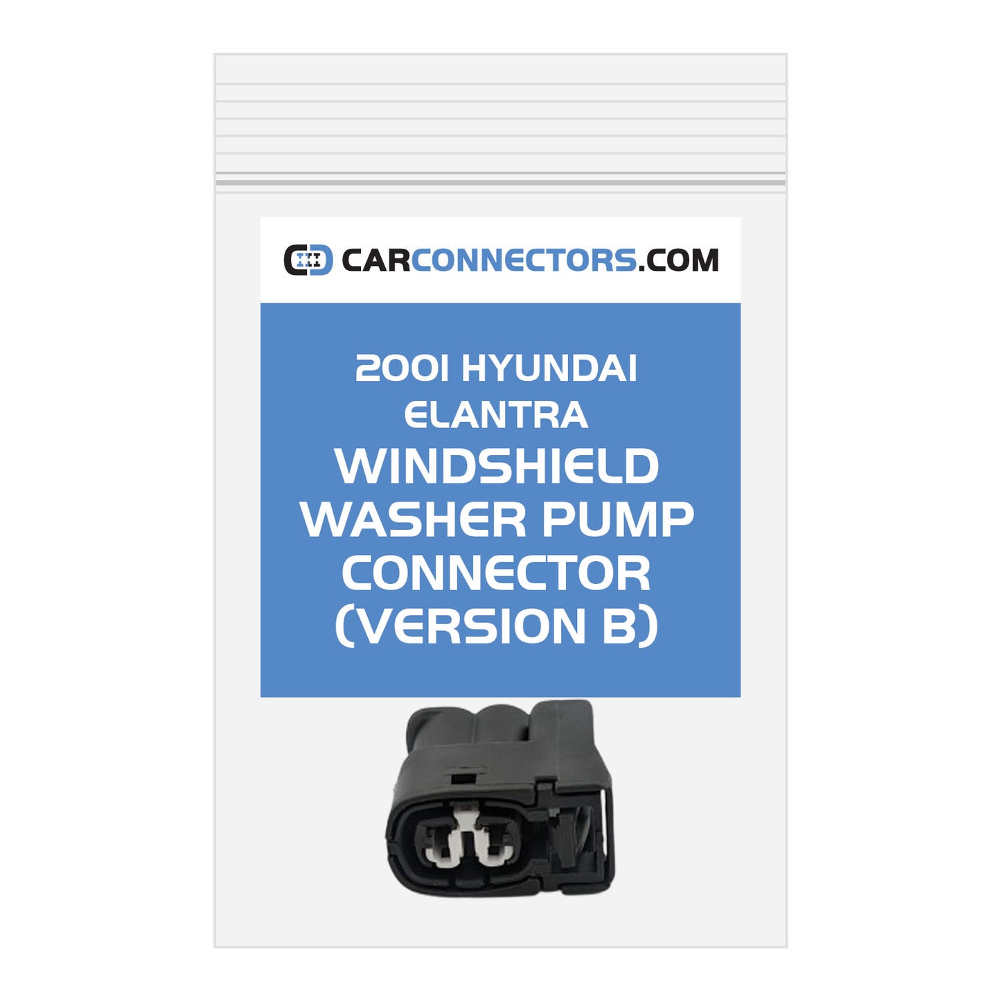 Windshield Washer Pump (Version B) Connector for 2001 Hyundai Elantra