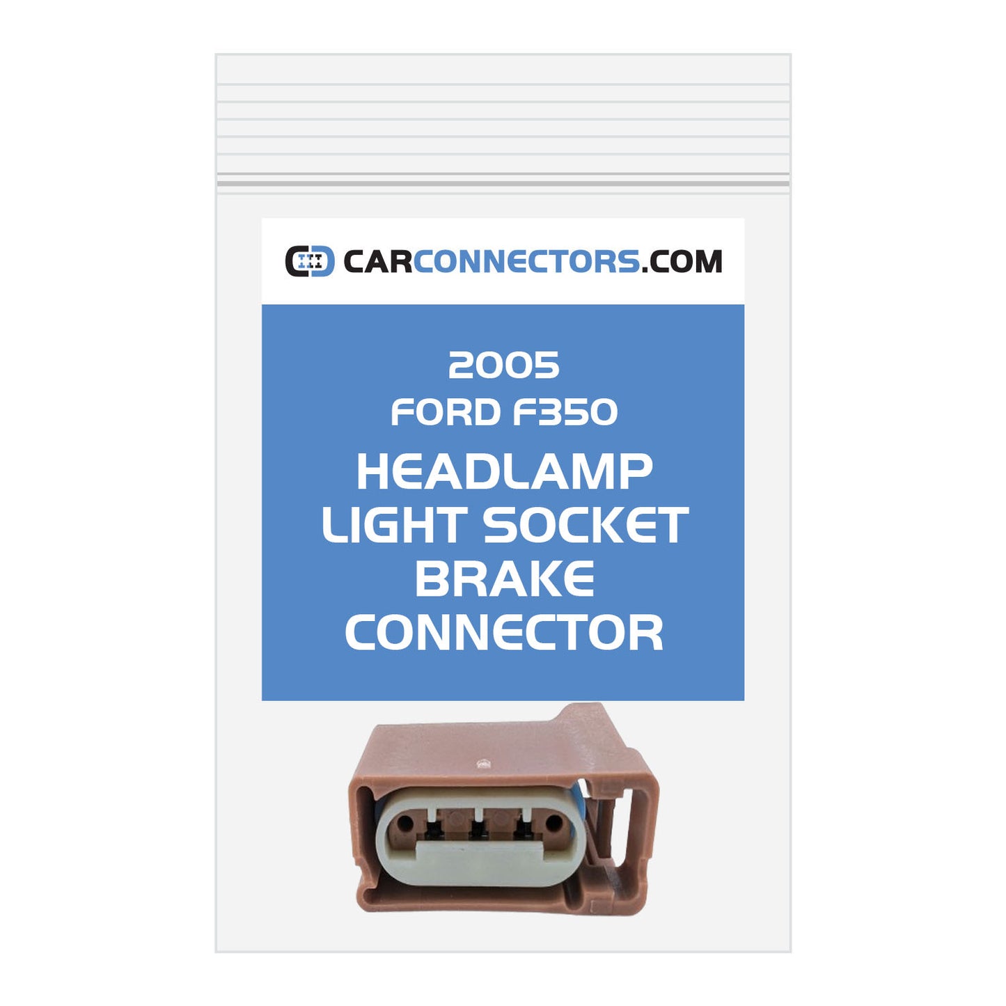Headlamp Light Socket Brake Connector for 2005 Ford F350