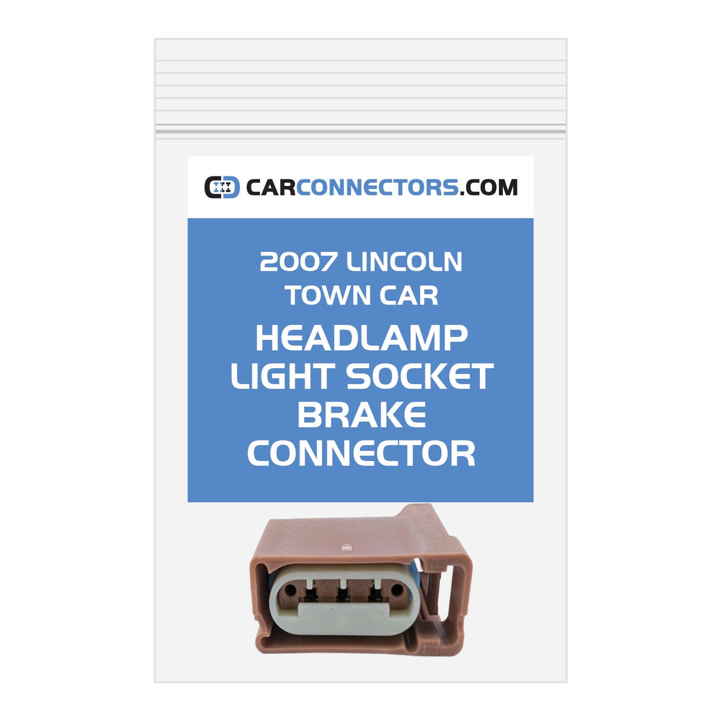 Headlamp Light Socket Brake Connector for 2007 Lincoln Town Car