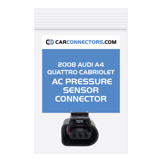 AC Pressure Sensor Connector for 2008 Audi A4 Quattro Cabriolet