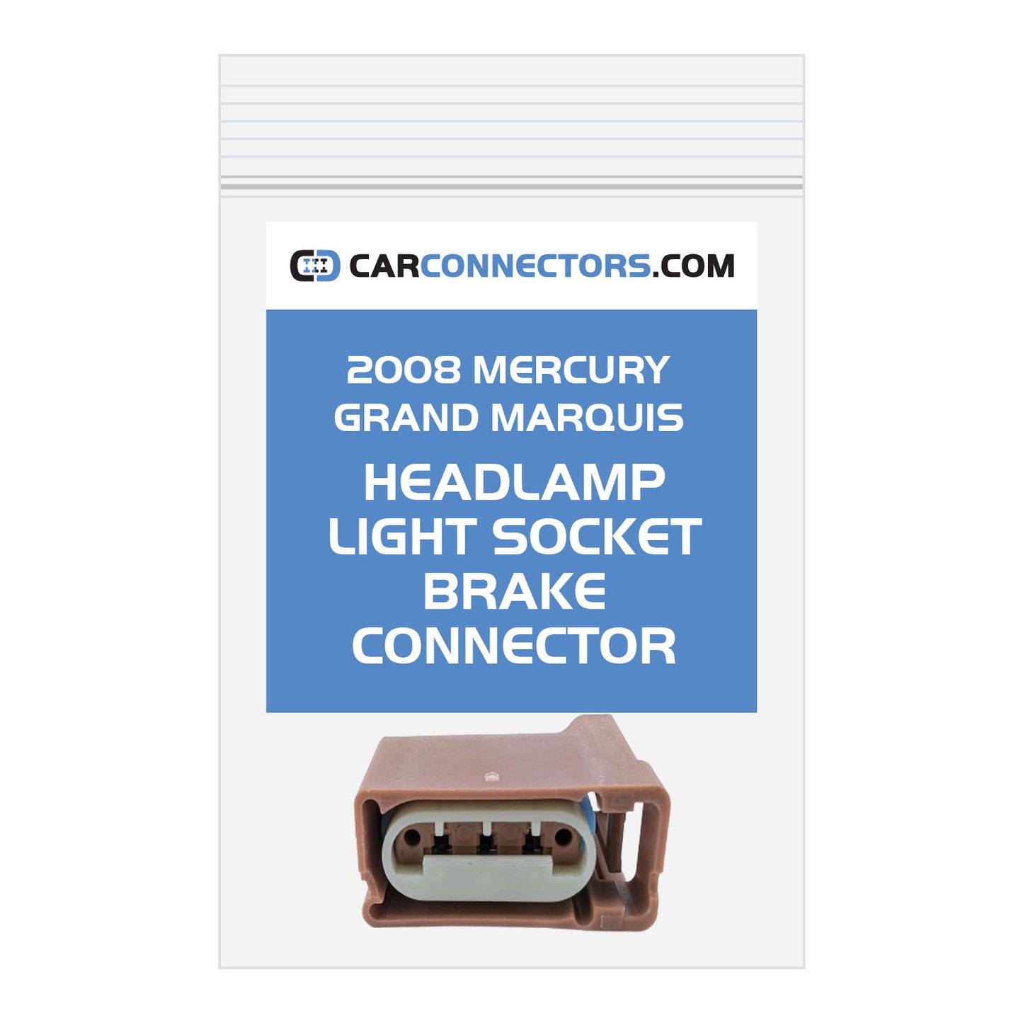 Headlamp Light Socket Brake Connector for 2008 Mercury Grand Marquis