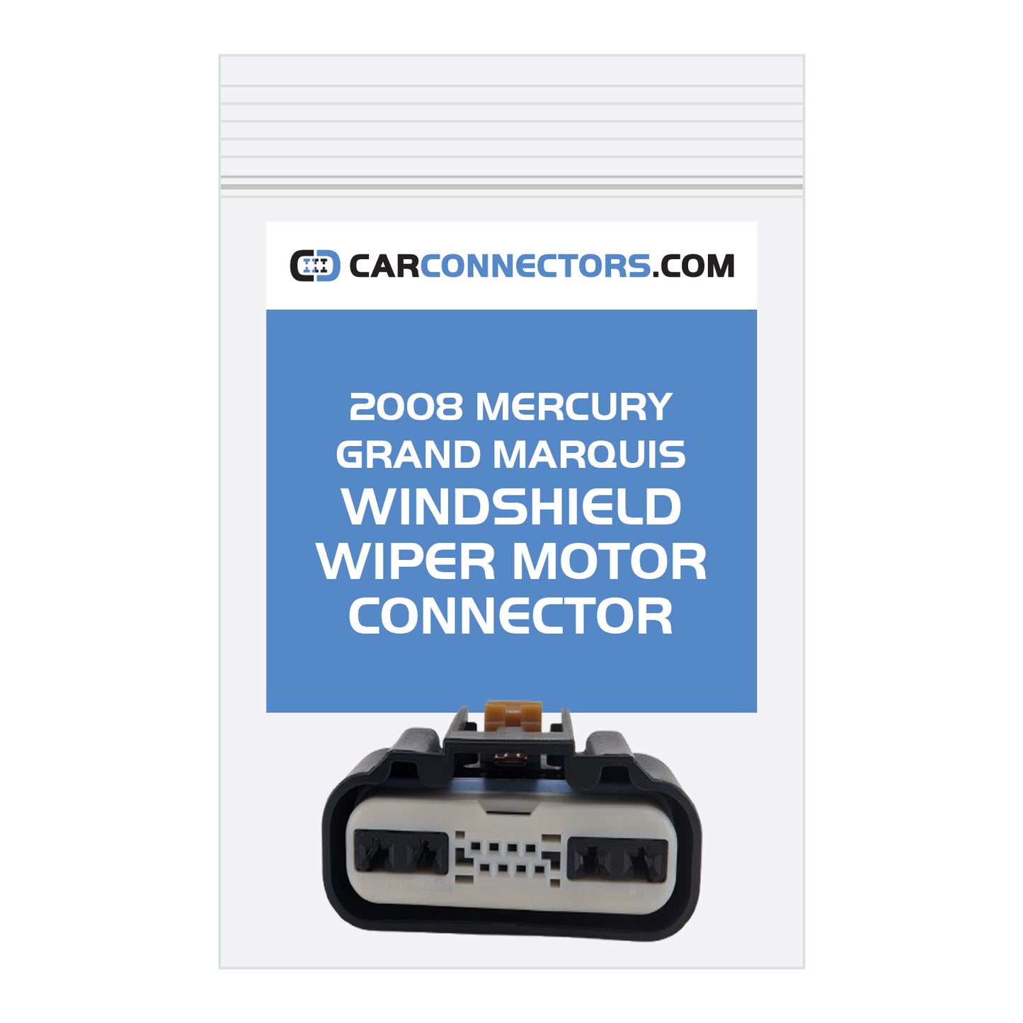 Windshield Wiper Motor Connector for 2008 Mercury Grand Marquis