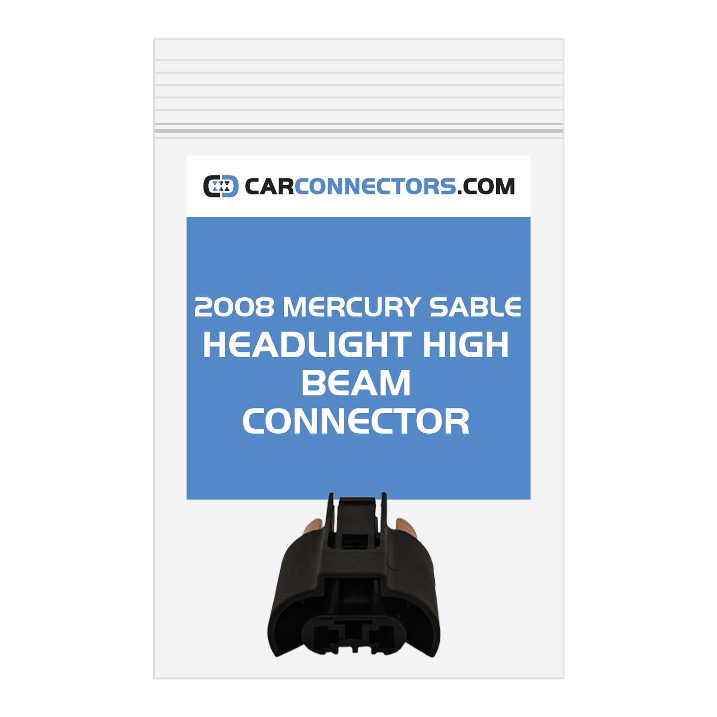 Headlight High Beam Connector for 2008 Mercury Sable