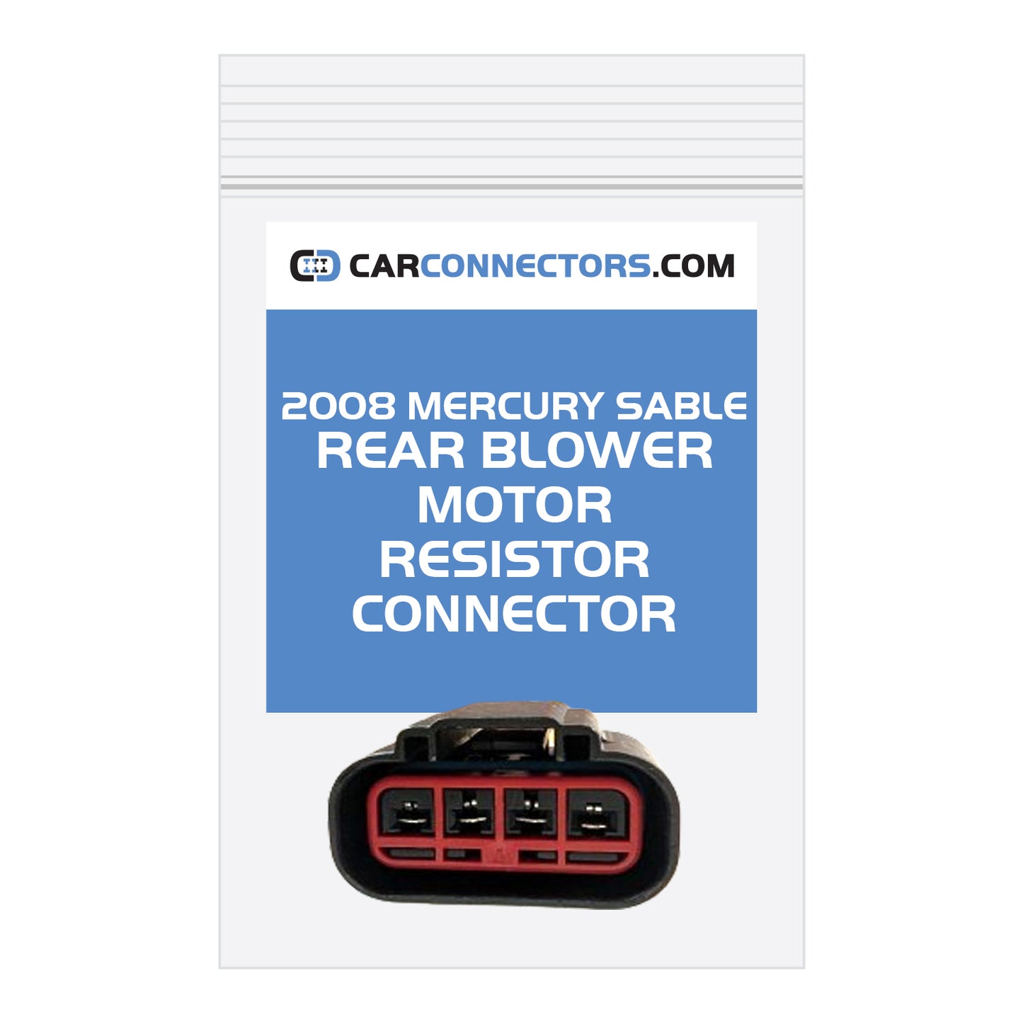 Rear Blower Motor Resistor Connector for 2008 Mercury Sable