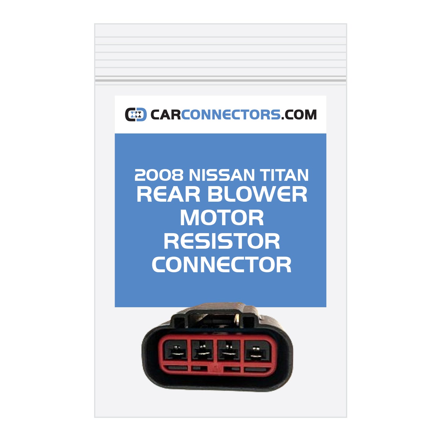 Rear Blower Motor Resistor Connector for 2008 Nissan Titan