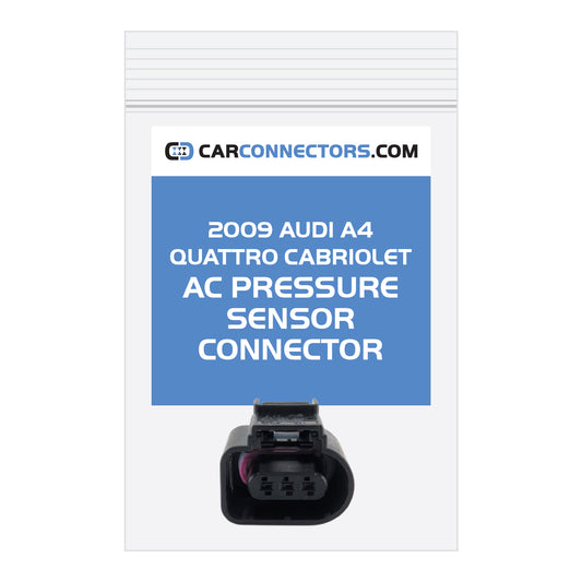 AC Pressure Sensor Connector for 2009 Audi A4 Quattro Cabriolet