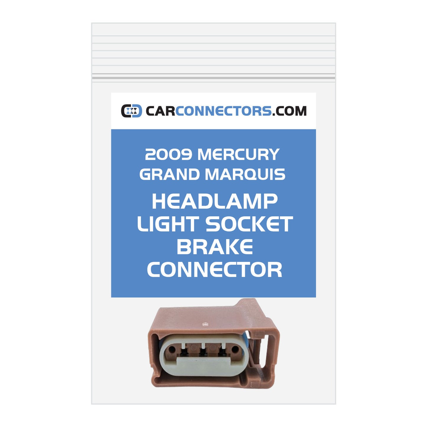 Headlamp Light Socket Brake Connector for 2009 Mercury Grand Marquis