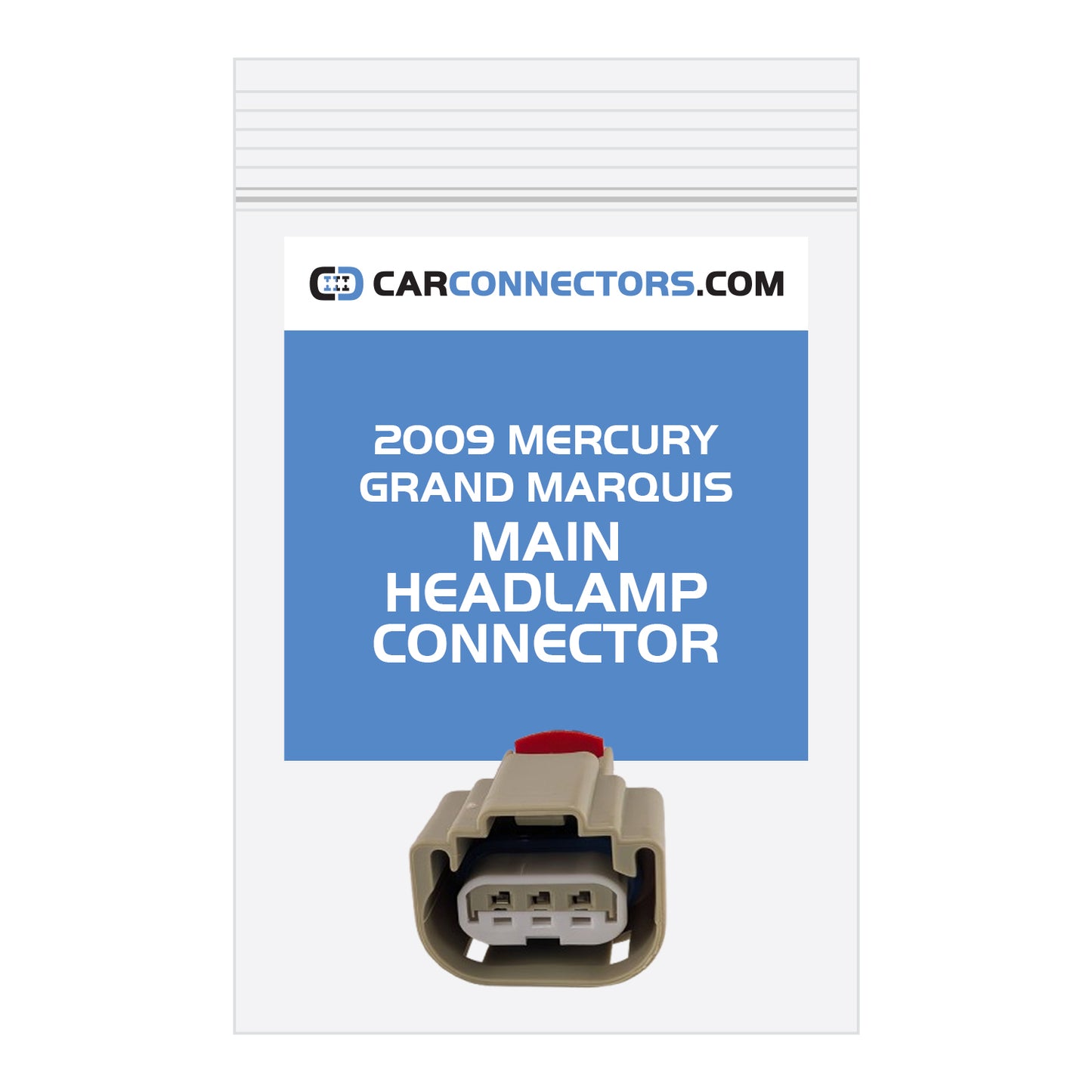 Main Headlamp Connector for 2009 Mercury Grand Marquis