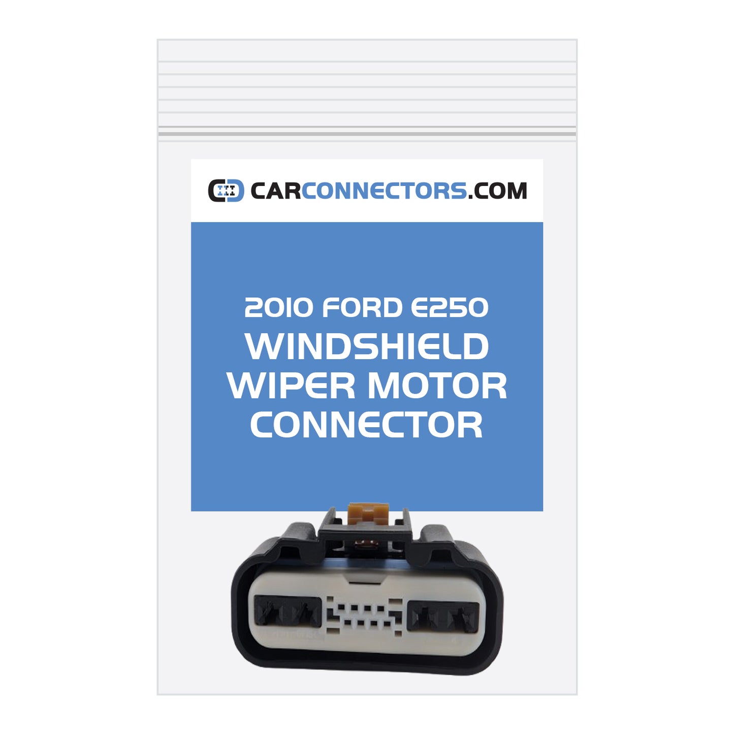 Windshield Wiper Motor Connector for 2010 Ford E250