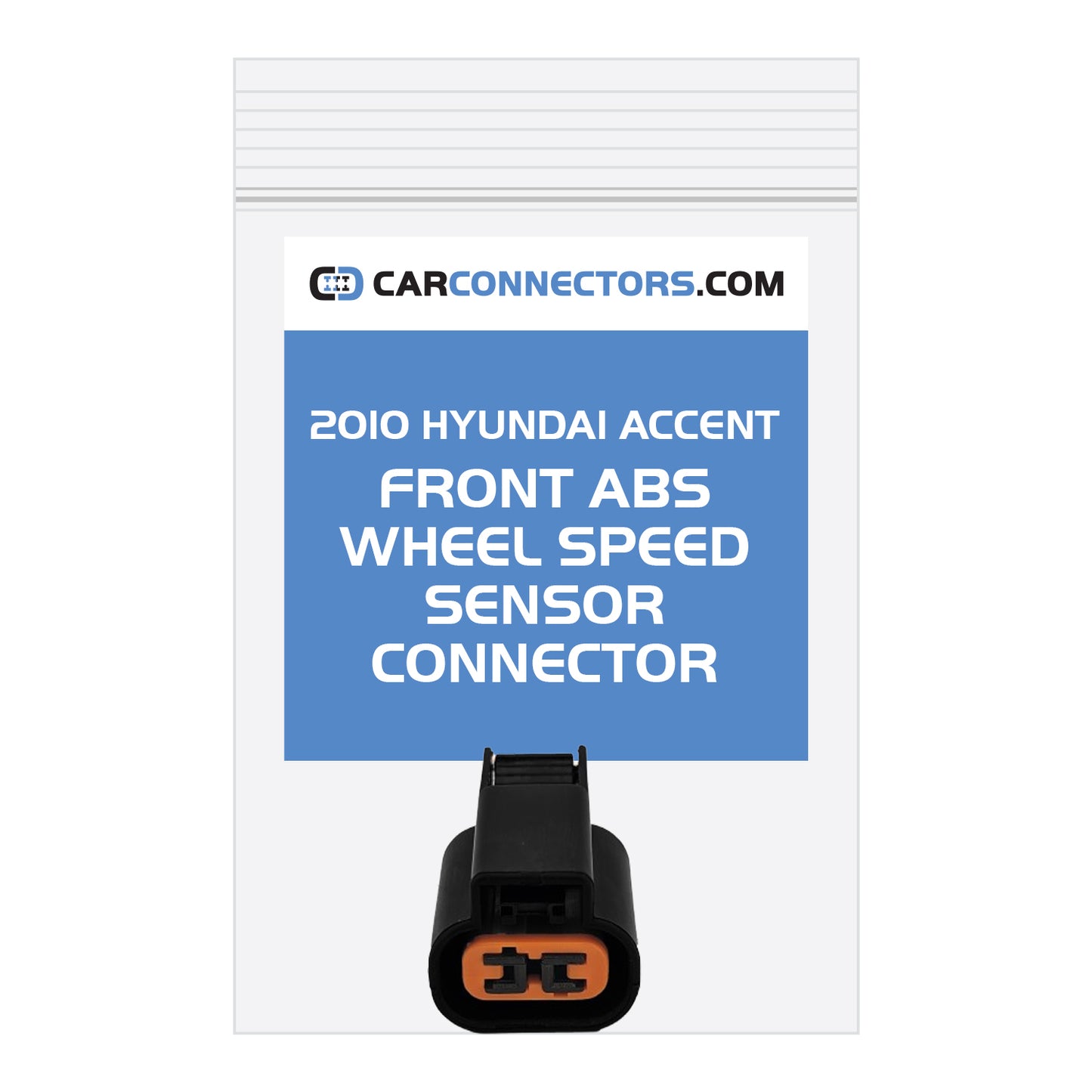 Front ABS Wheel Speed Sensor Connector for 2010 Hyundai Accent
