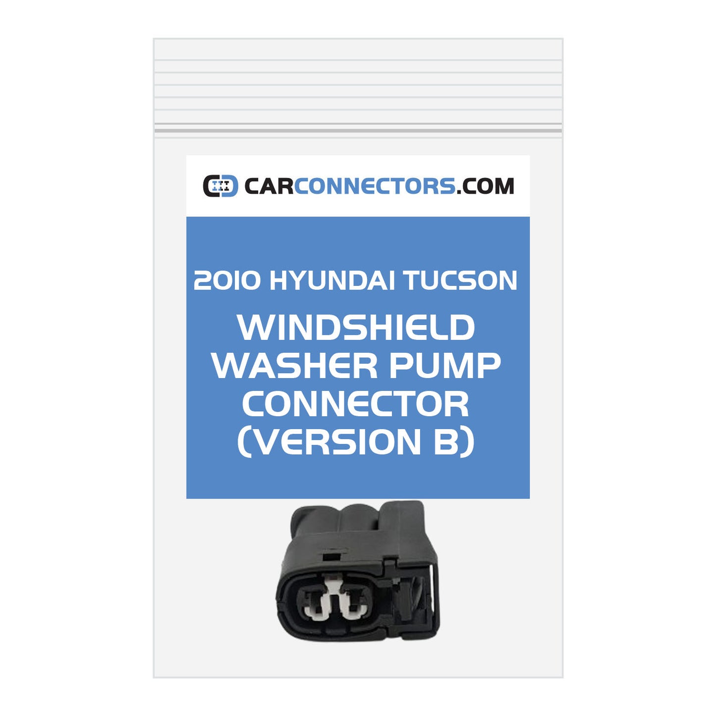 Windshield Washer Pump (Version B) Connector for 2010 Hyundai Tucson
