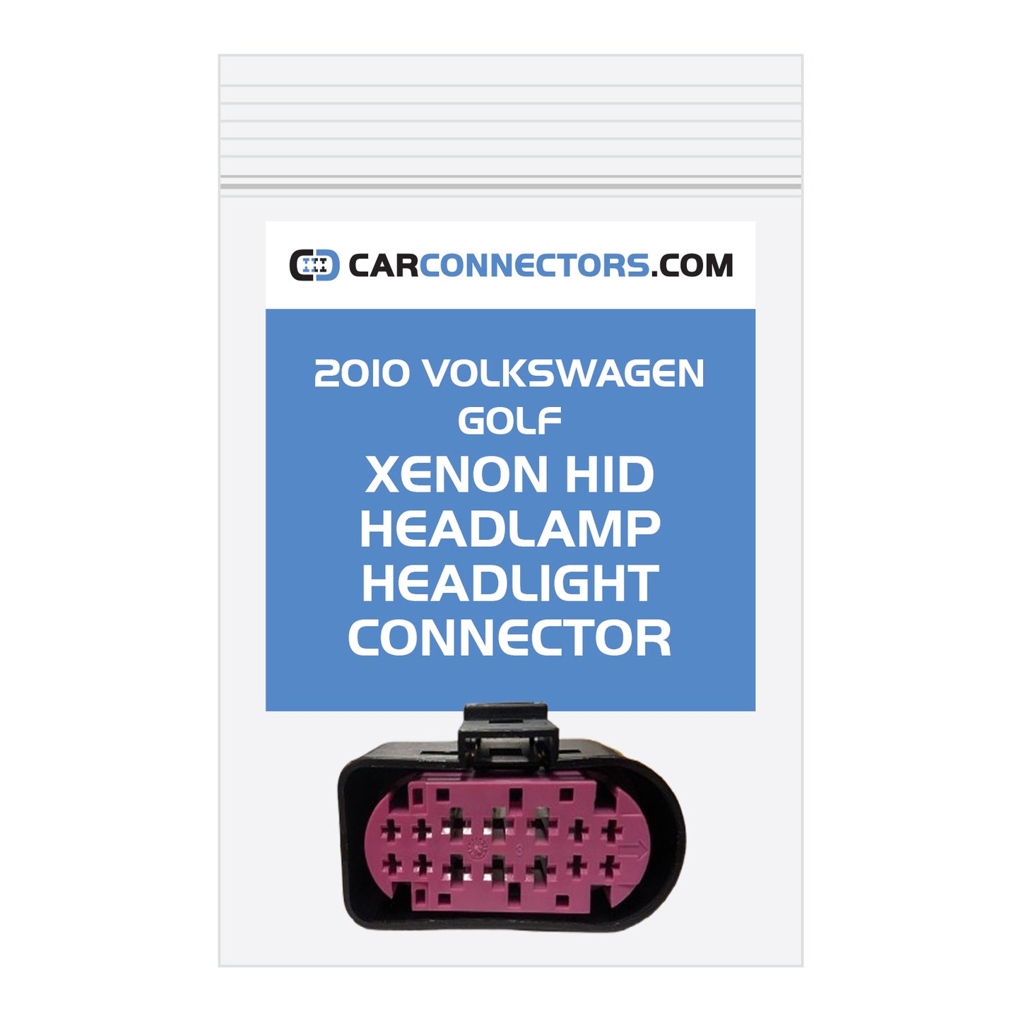 Xenon HID Headlamp Headlight Connector for 2010 Volkswagen Golf