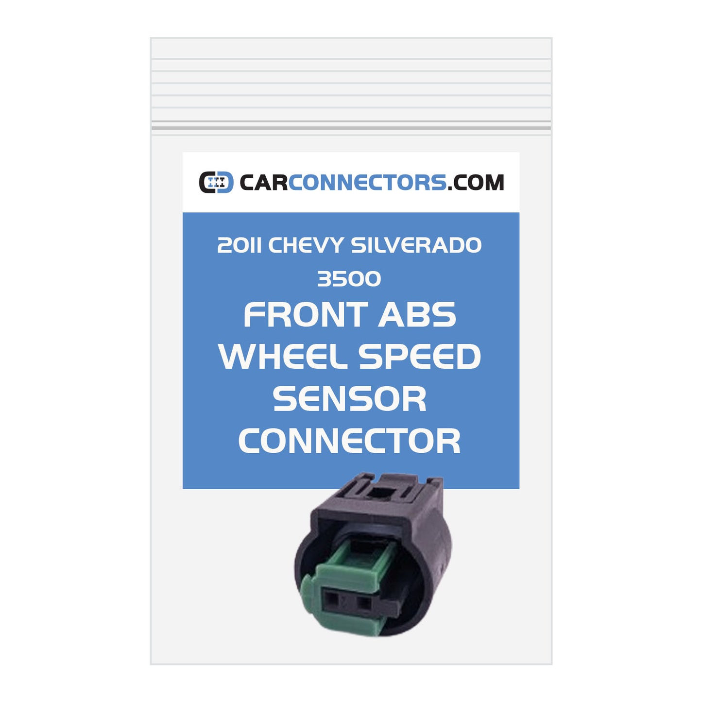 Front ABS Wheel Speed Sensor Connector for 2011 Chevy Silverado 3500