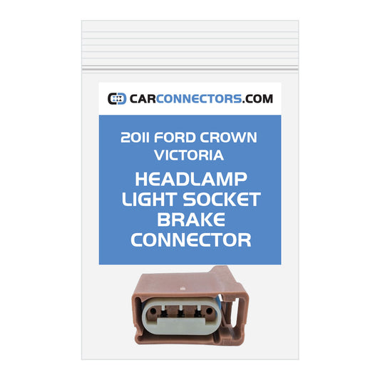 Headlamp Light Socket Brake Connector for 2011 Ford Crown Victoria