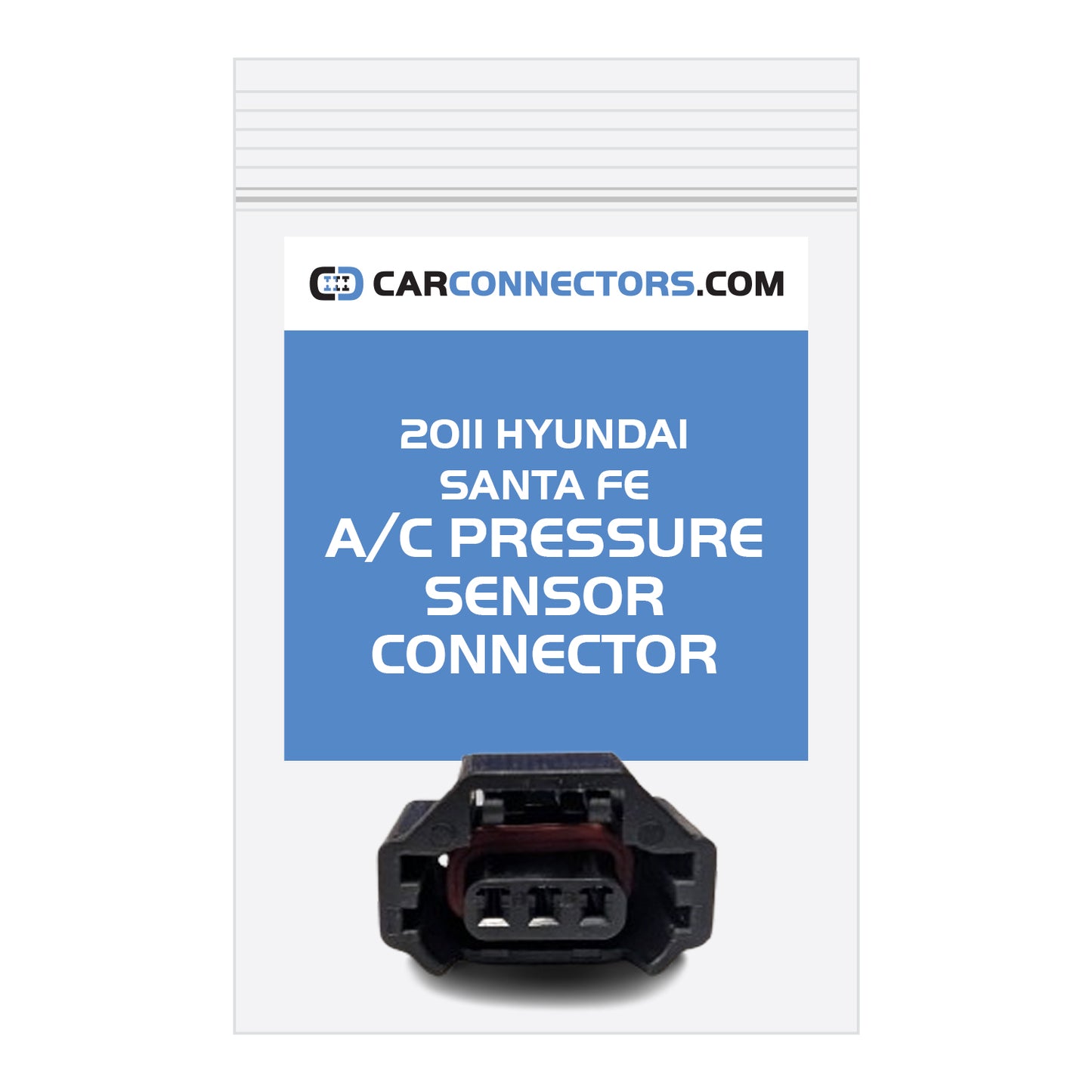 AC Pressure Sensor (Version B) Connector for 2011 Hyundai Santa Fe