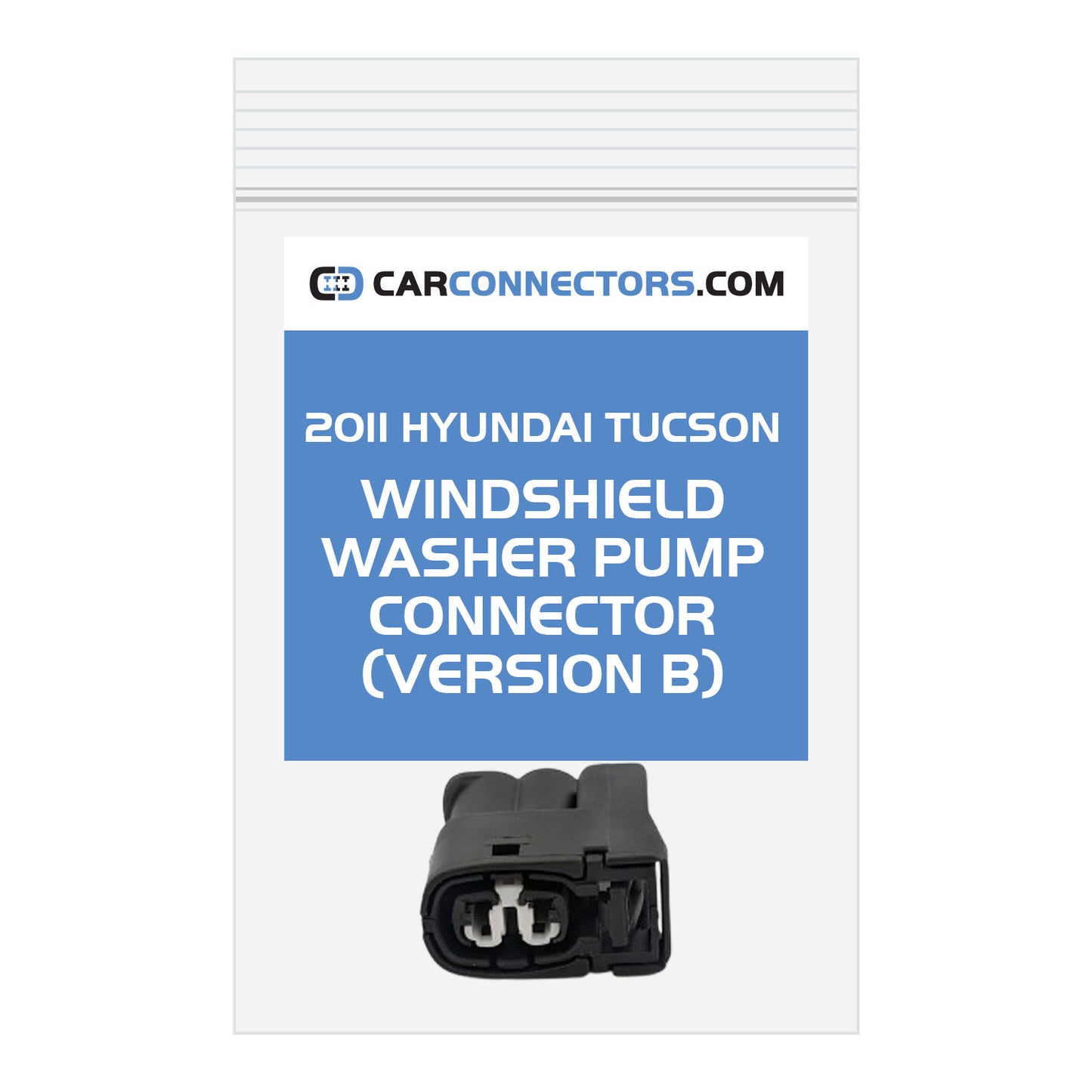 Windshield Washer Pump (Version B) Connector for 2011 Hyundai Tucson