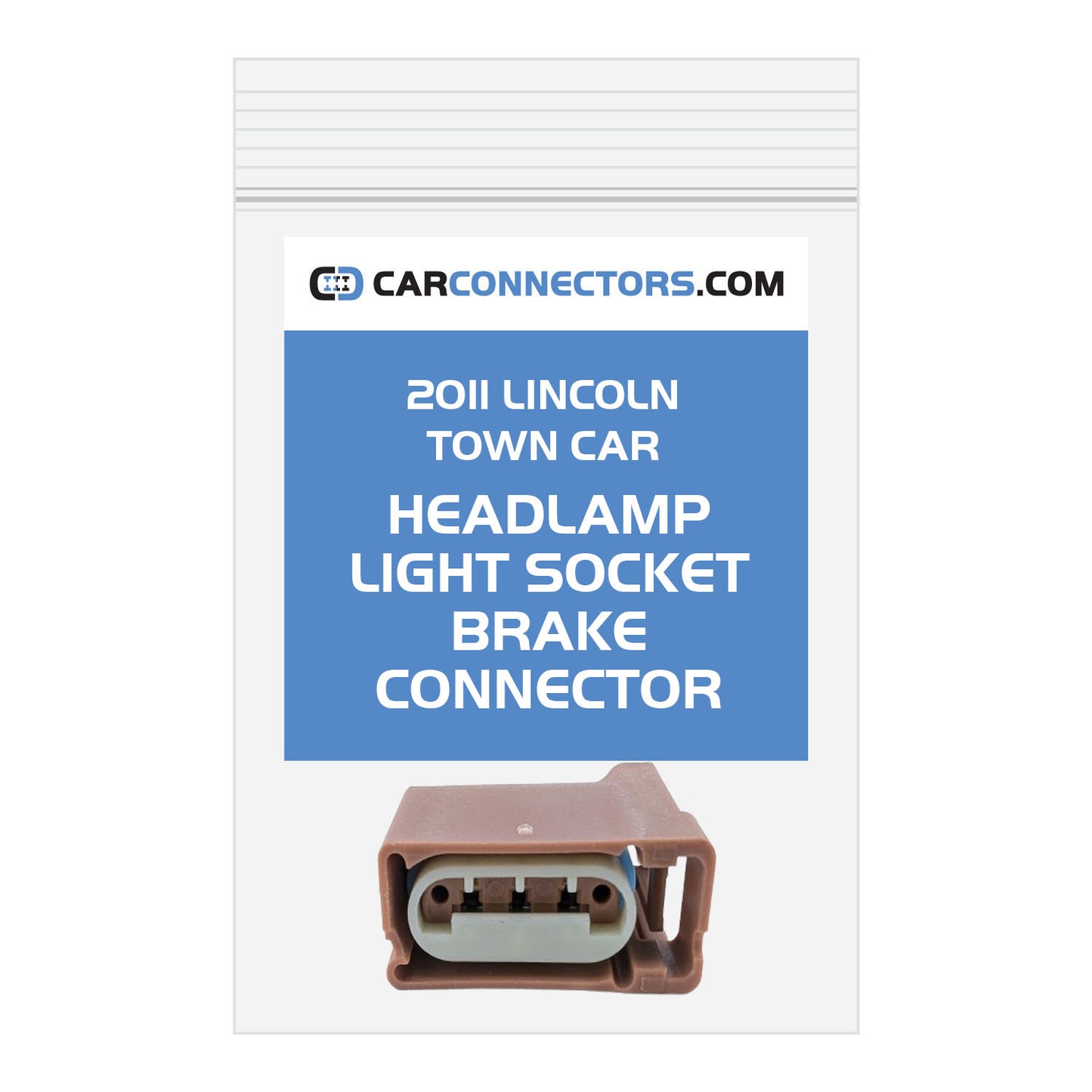 Headlamp Light Socket Brake Connector for 2011 Lincoln Town Car