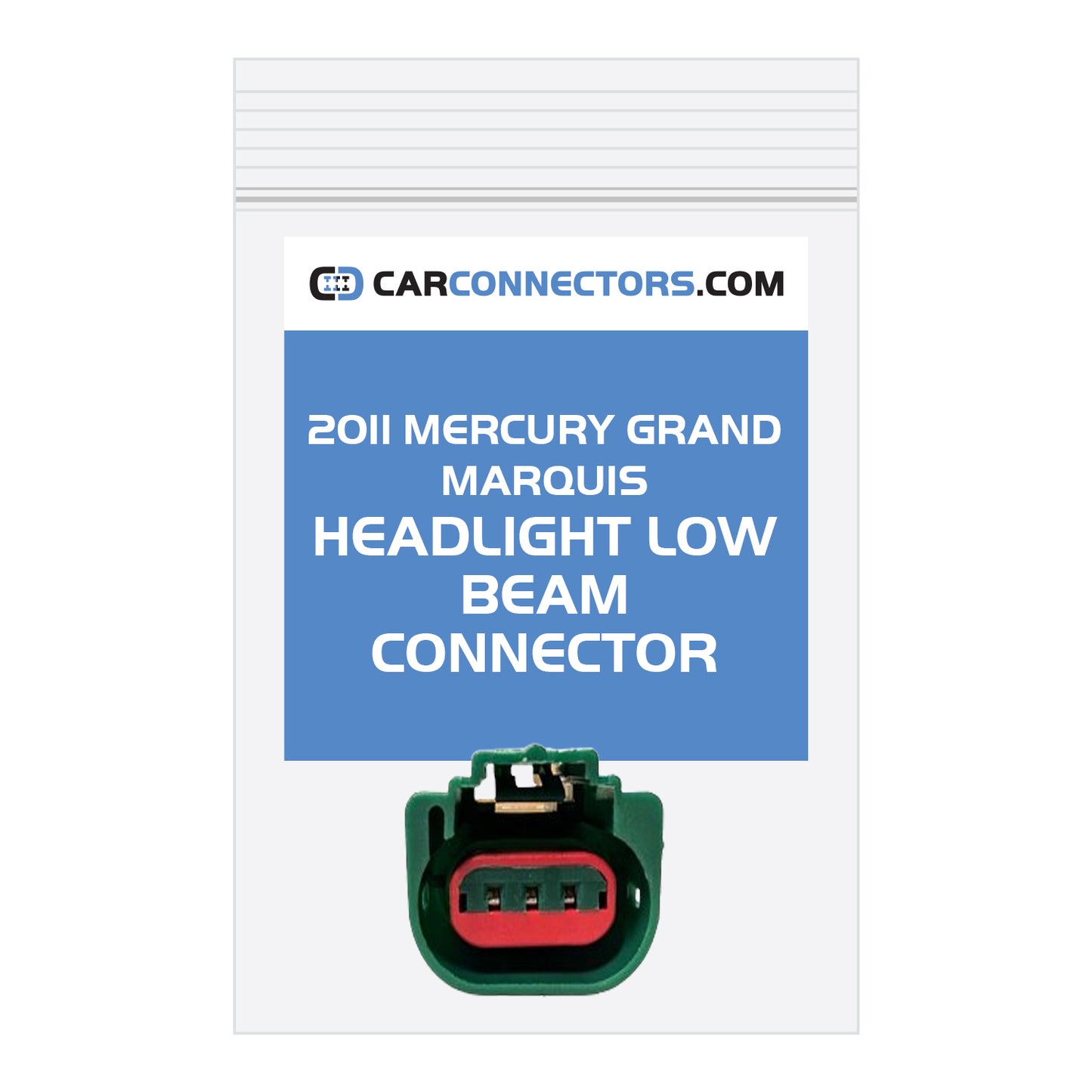 Headlight Low Beam Connector for 2011 Mercury Grand Marquis