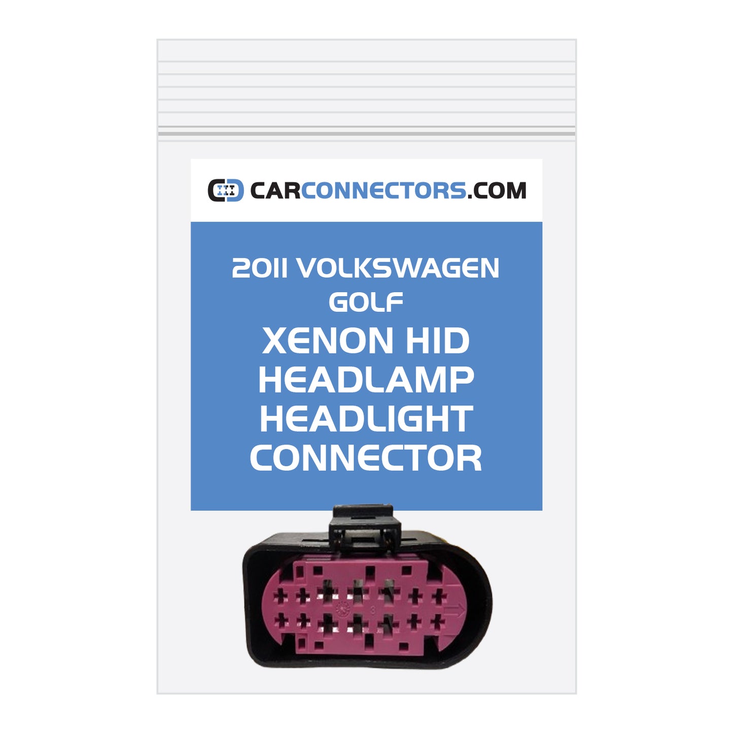 Xenon HID Headlamp Headlight Connector for 2011 Volkswagen Golf