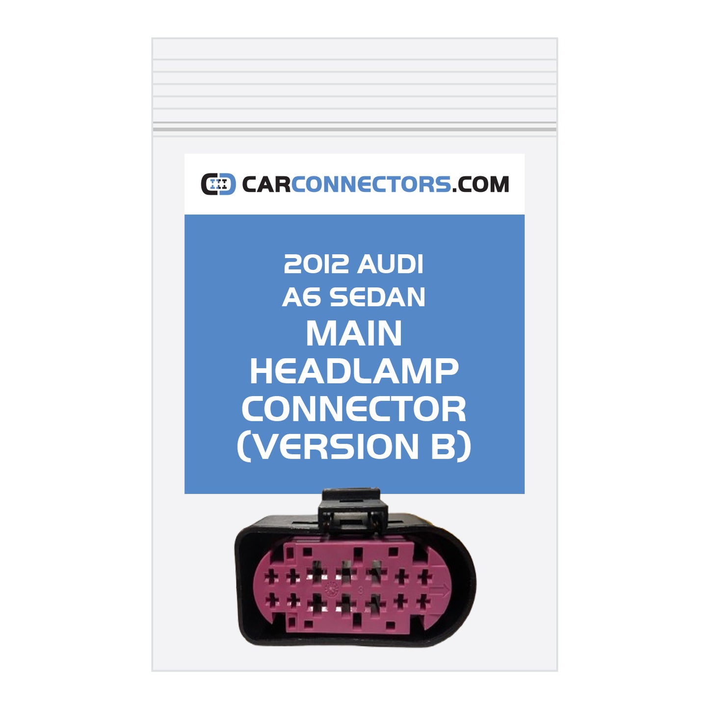 Main Headlamp (Version B) Connector for 2012 Audi A6 Sedan