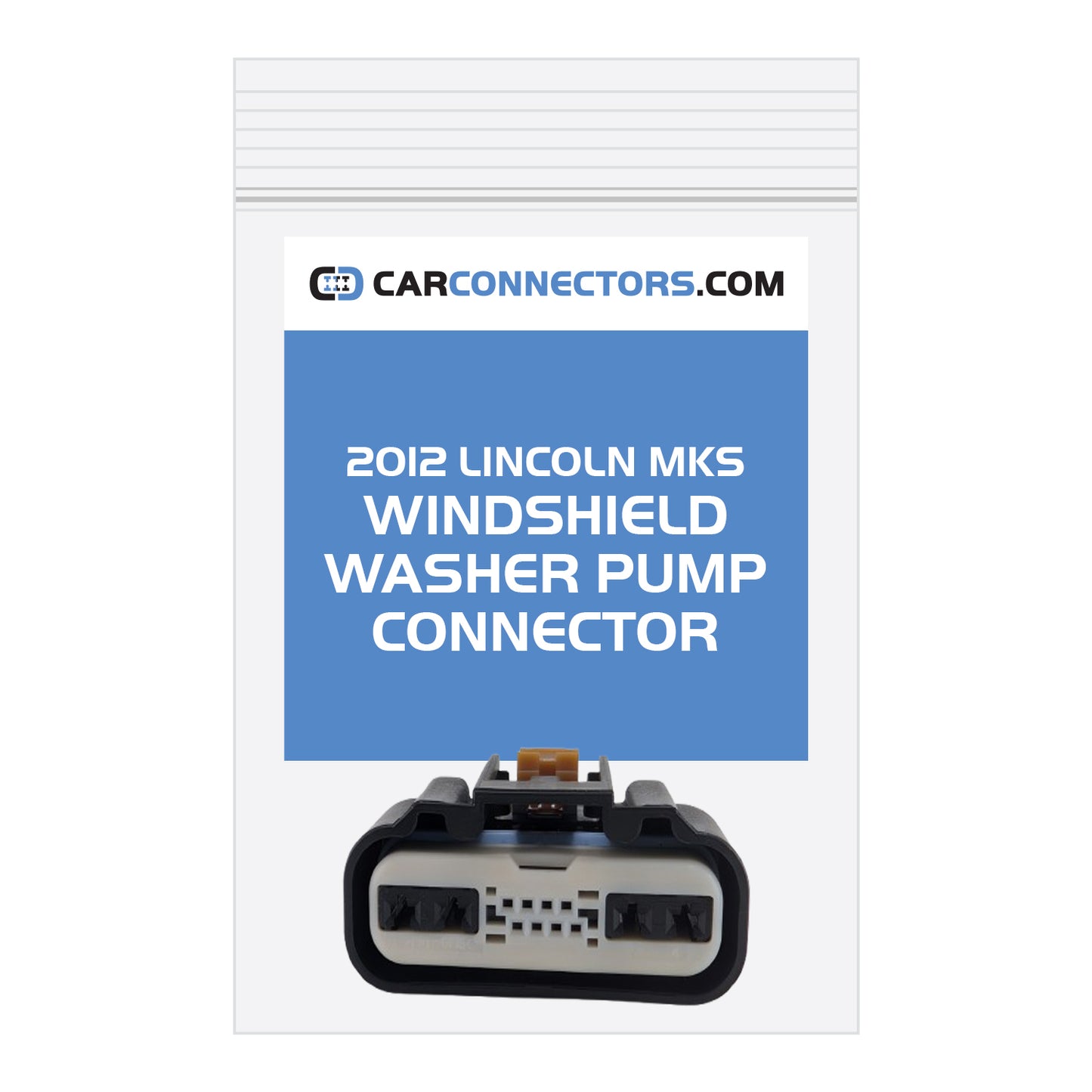 Windshield Washer Pump Connector for 2012 Lincoln MKS