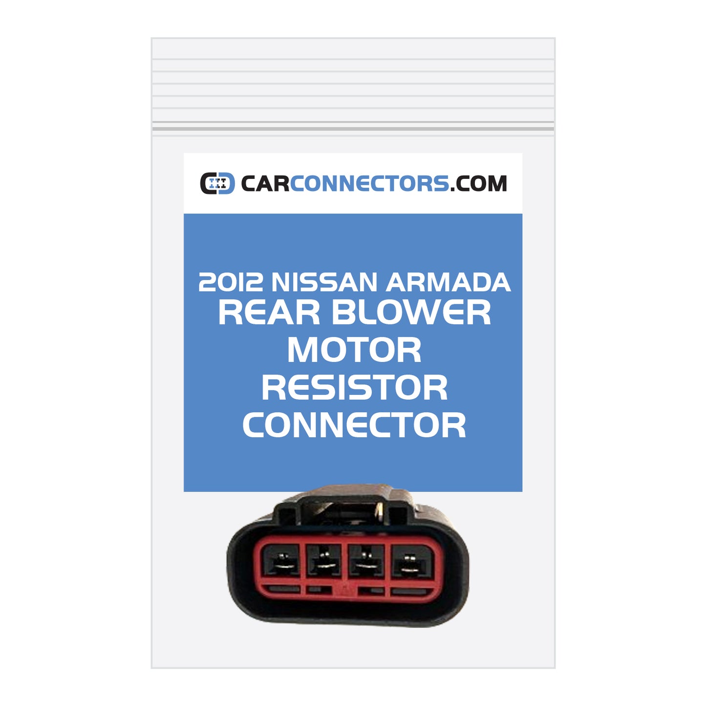 Rear Blower Motor Resistor Connector for 2012 Nissan Armada