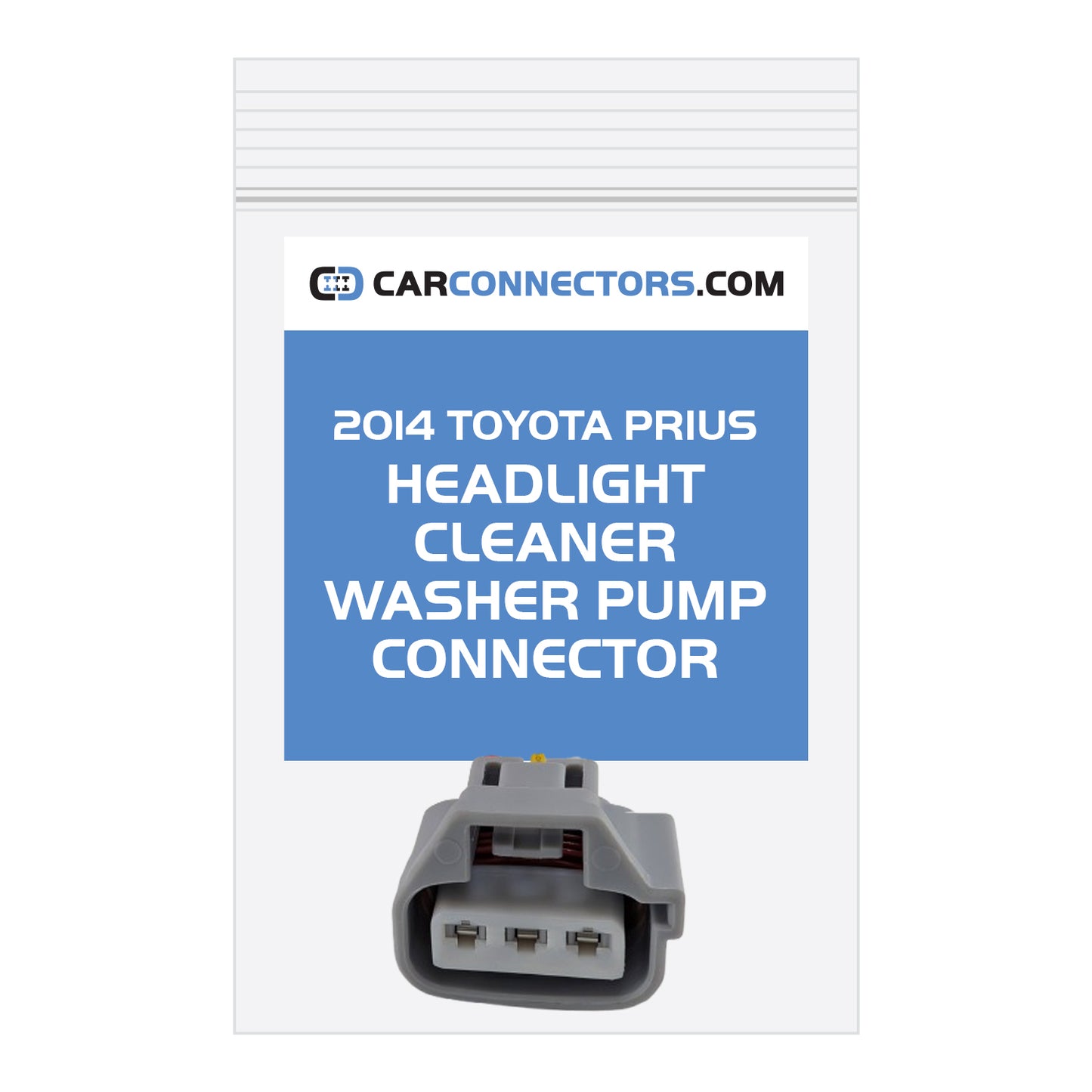 Headlight Cleaner Washer Pump Connector for 2014 Toyota Prius