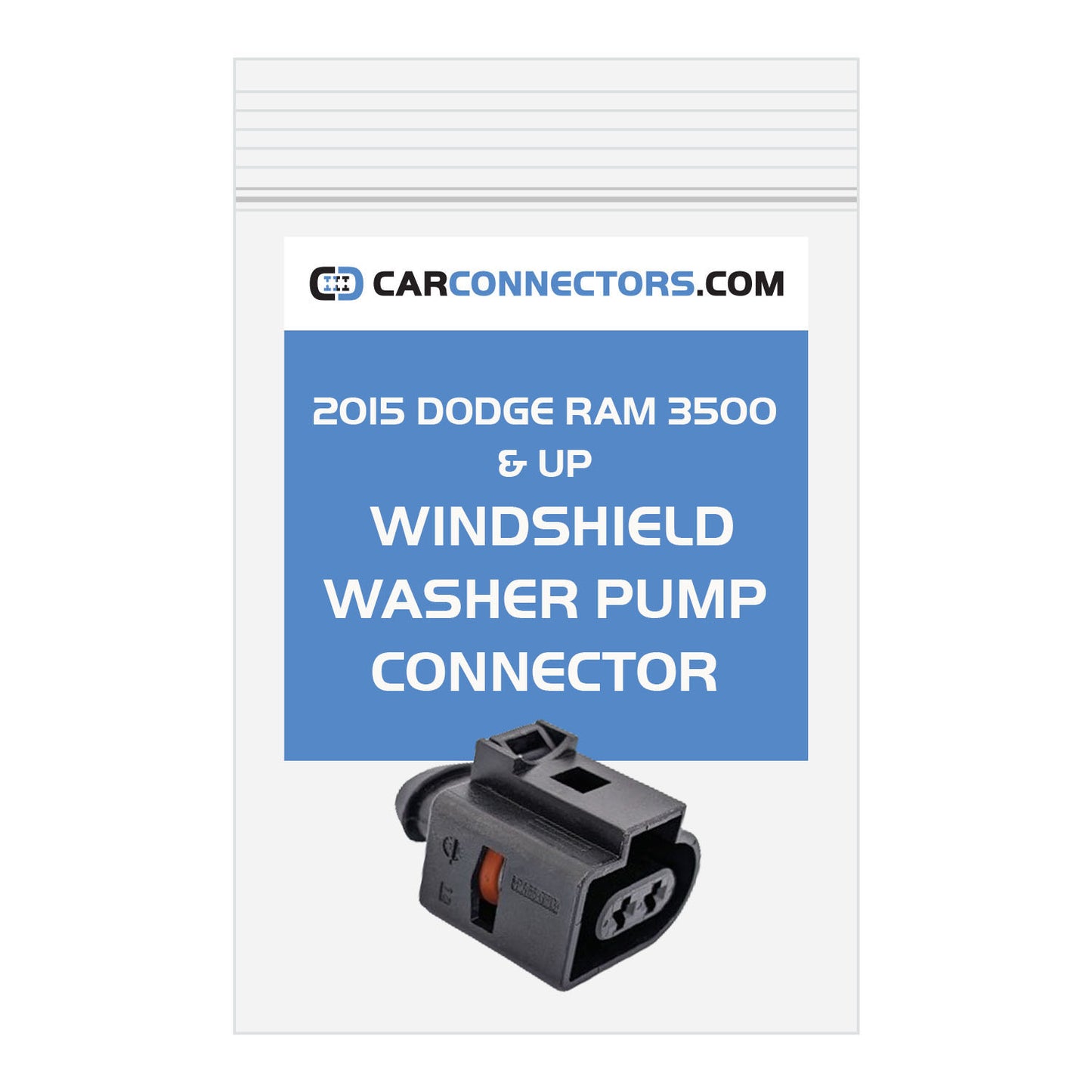 Windshield Washer Pump Connector for 2015 Dodge Ram 3500 & Up