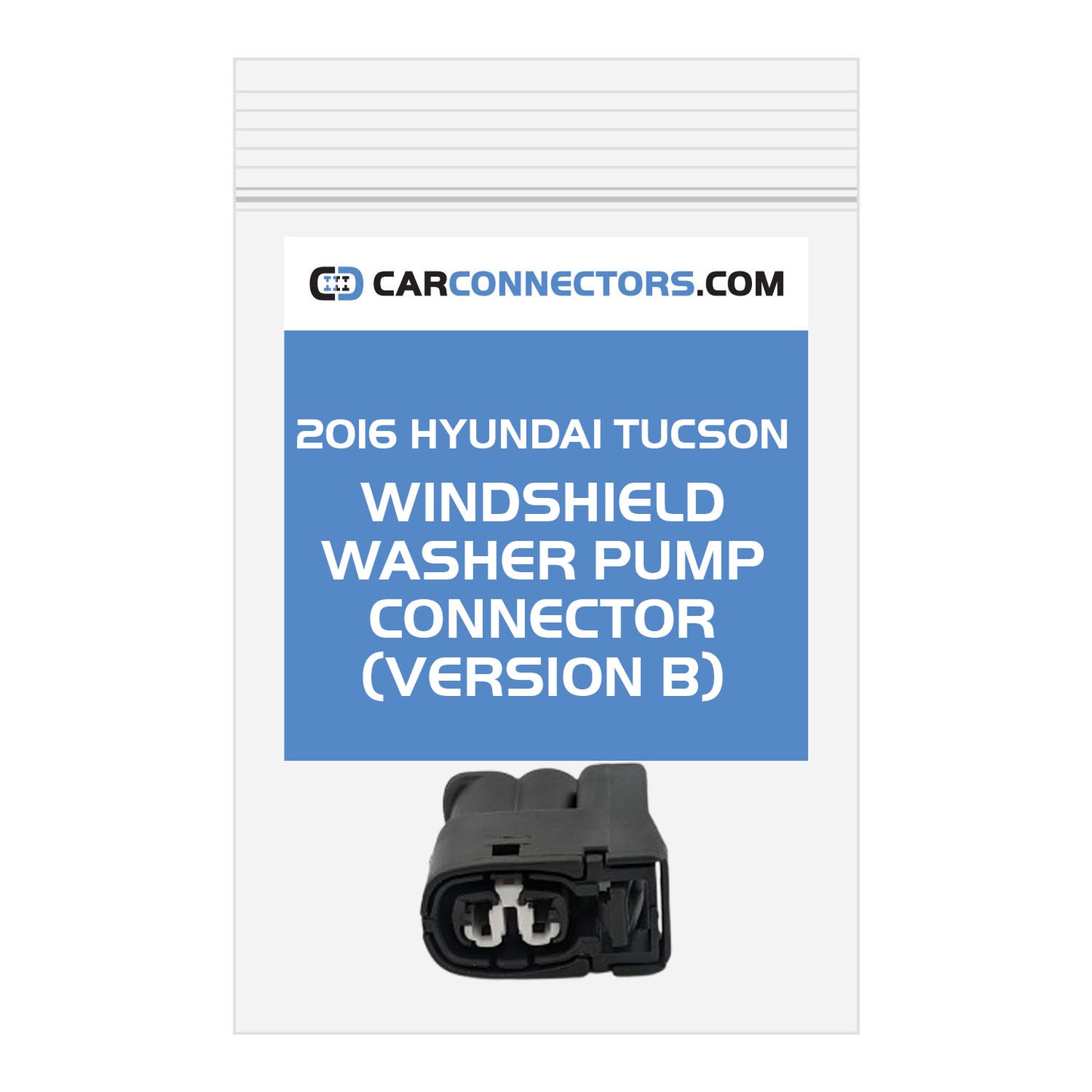 Windshield Washer Pump (Version B) Connector for 2016 Hyundai Tucson