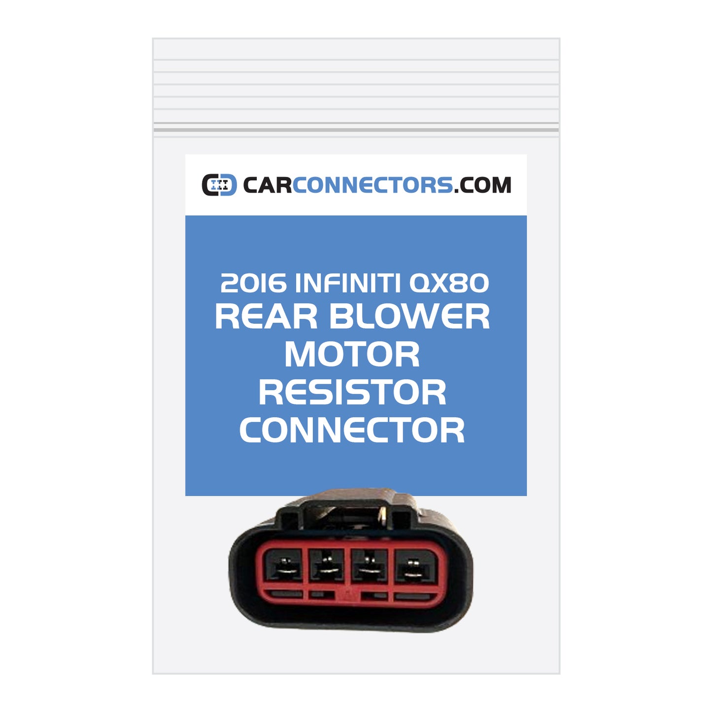 Rear Blower Motor Resistor Connector for 2016 Infiniti QX80