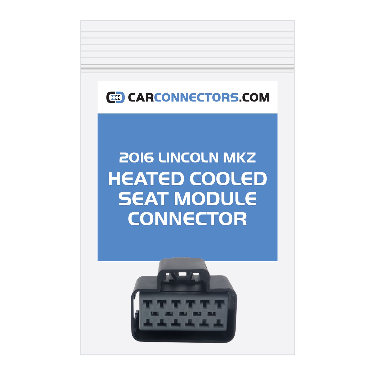 Heated Cooled Seat Module Connector for 2016 Lincoln MKZ