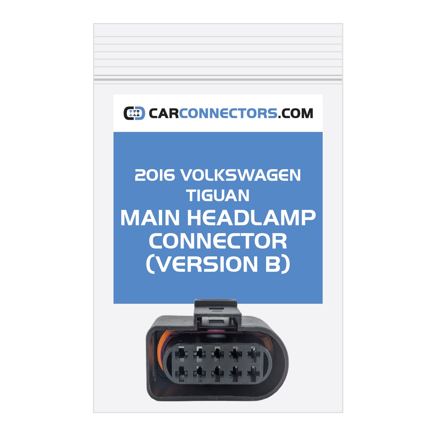 Main Headlamp (Version B) Connector for 2016 Volkswagen Tiguan
