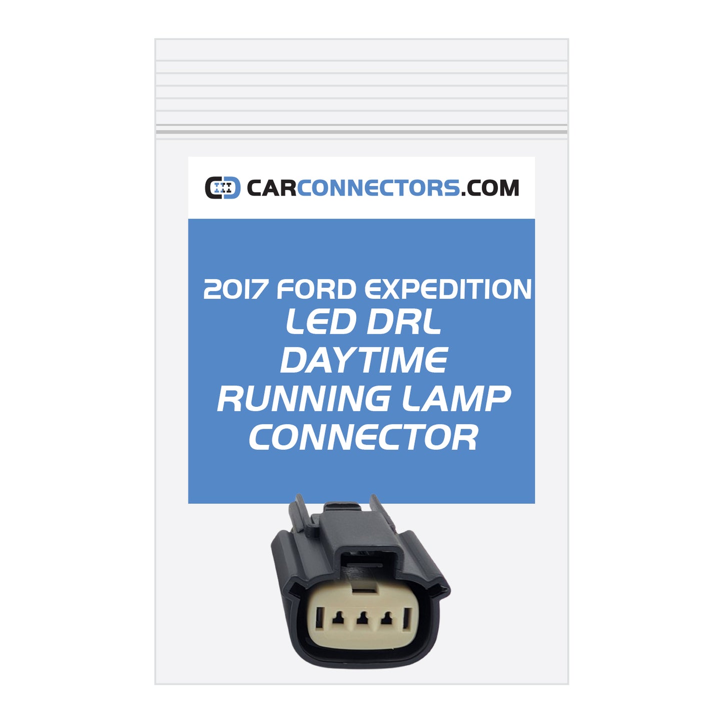 LED DRL Daytime Running Lamp Connector for 2017 Ford Expedition