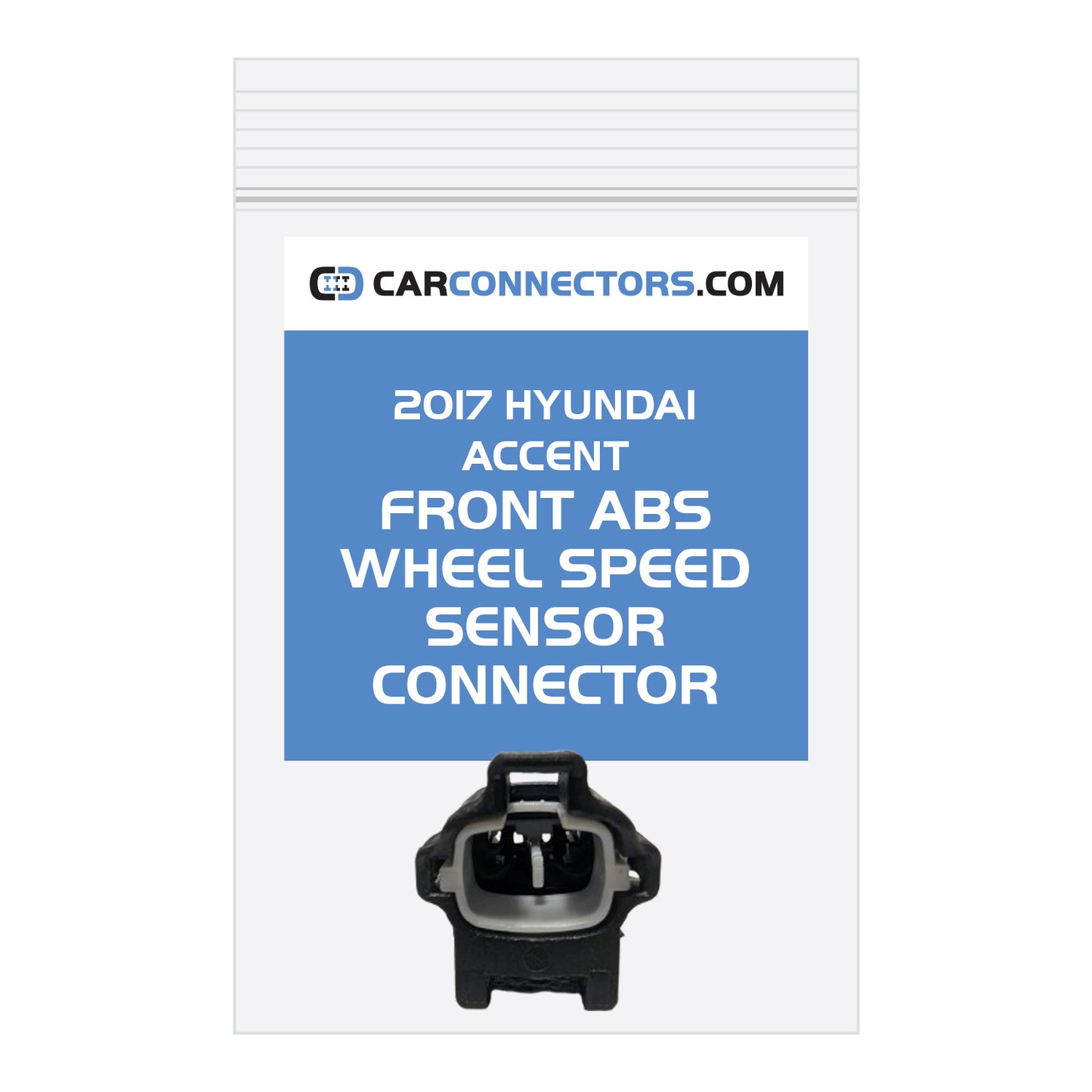 Front ABS Wheel Speed Sensor Connector for 2017 Hyundai Accent