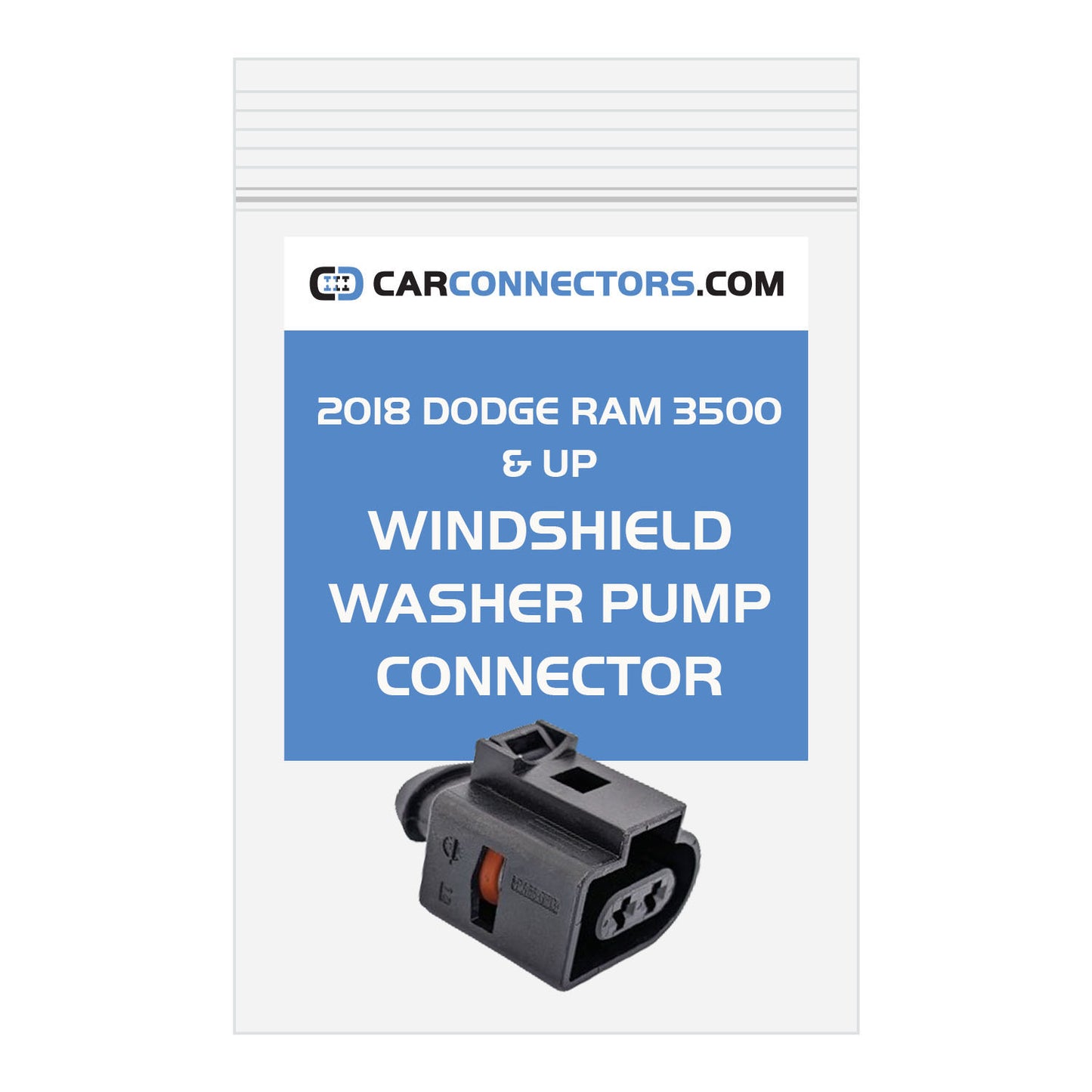 Windshield Washer Pump Connector for 2018 Dodge Ram 3500 & Up