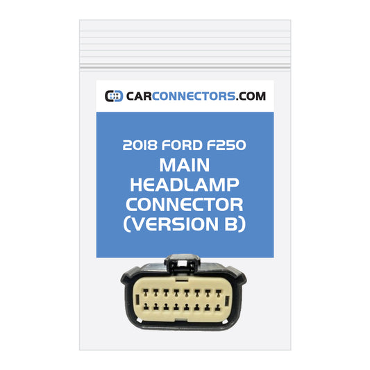 Main Headlamp (Version B) Connector for 2018 Ford F250