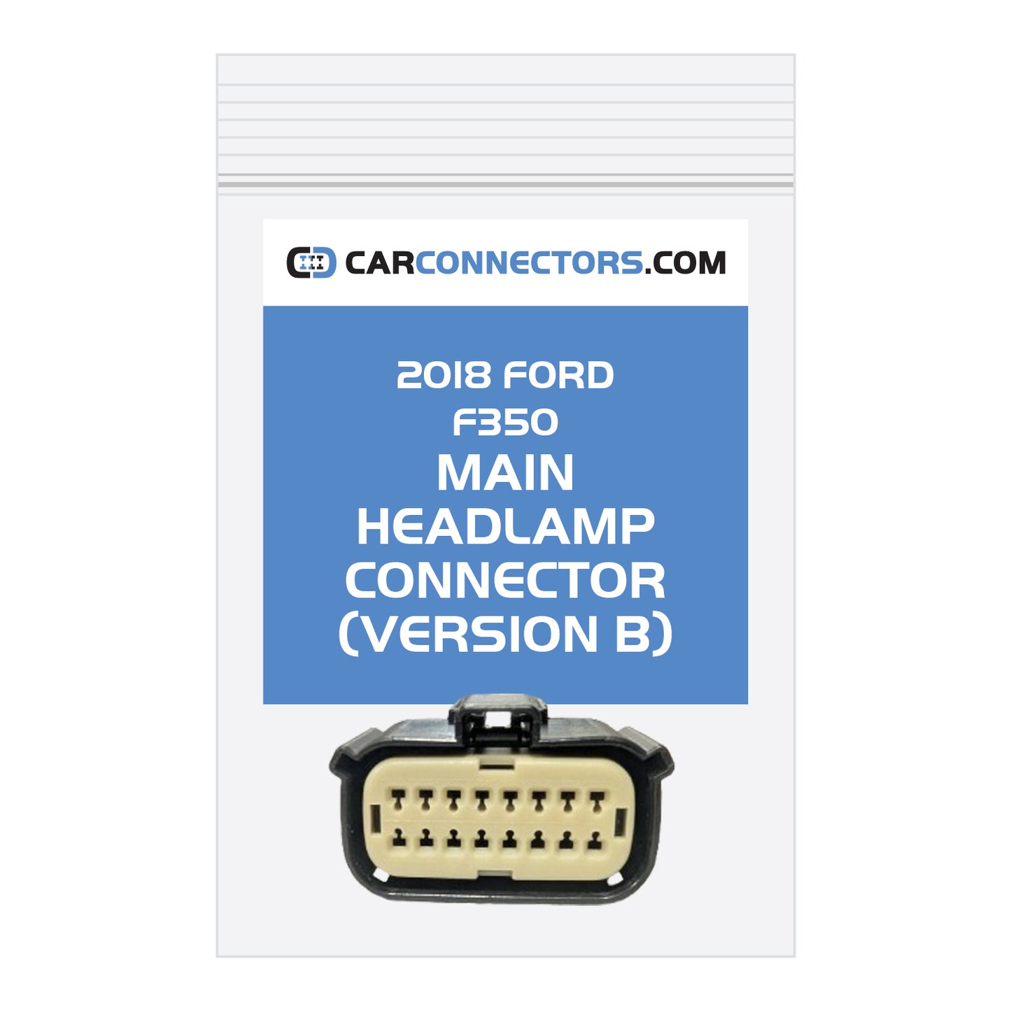 Main Headlamp (Version B) Connector for 2018 Ford F350