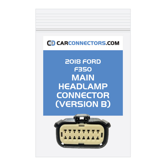 Main Headlamp (Version B) Connector for 2018 Ford F350
