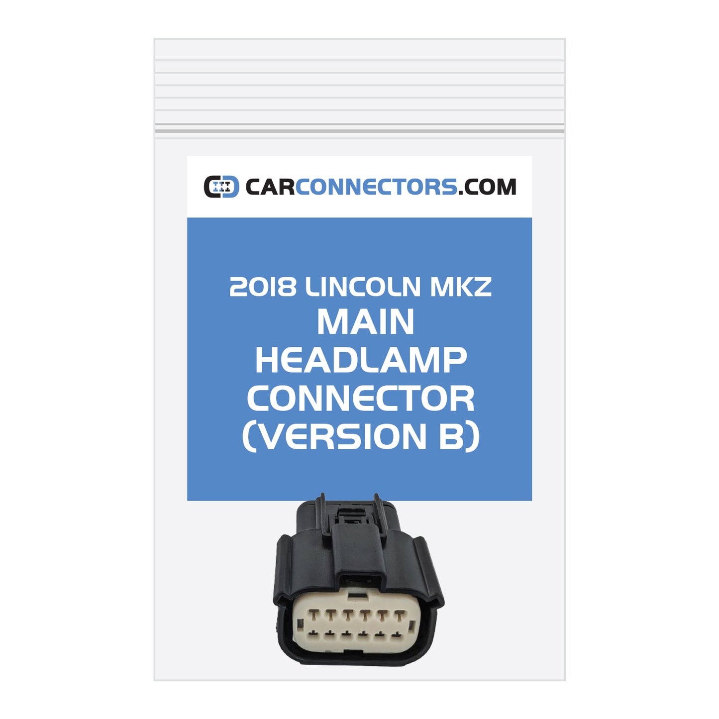 Main Headlamp (Version B) Connector for 2018 Lincoln MKZ