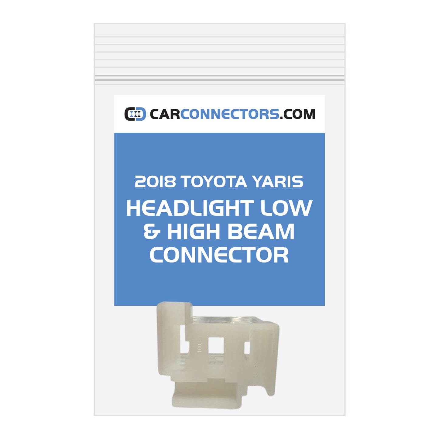 Headlight Low & High Beam Connector for 2018 Toyota Yaris