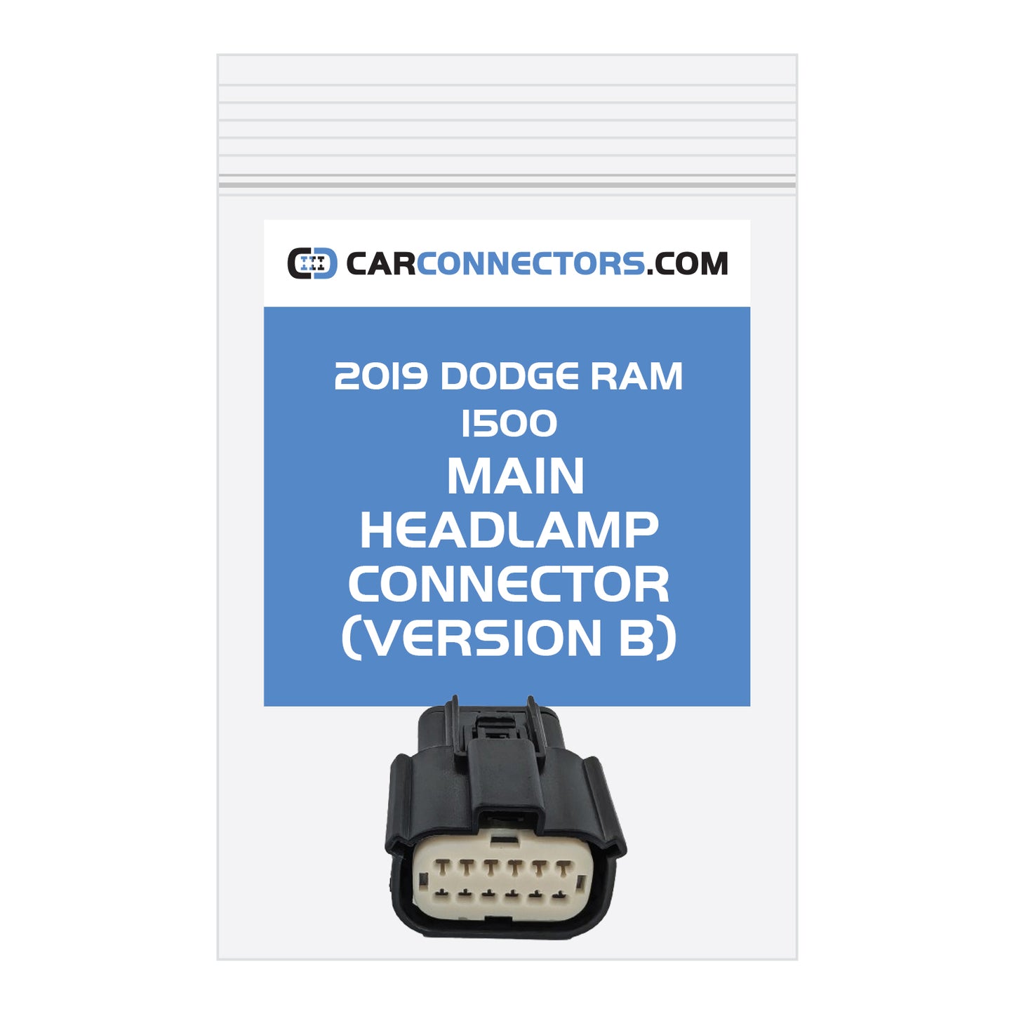 Main Headlamp (Version B) Connector for 2019 Dodge Ram 1500