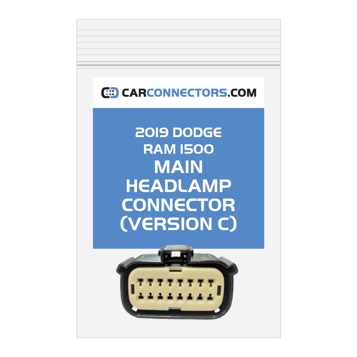 Main Headlamp (Version C) Connector for 2019 Dodge Ram 1500