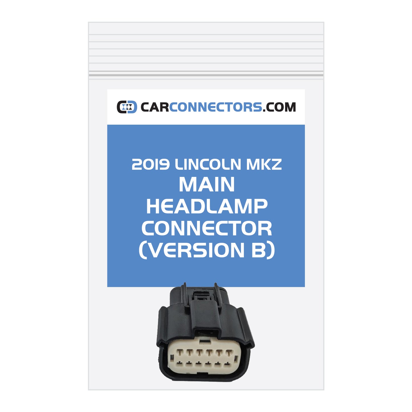 Main Headlamp (Version B) Connector for 2019 Lincoln MKZ