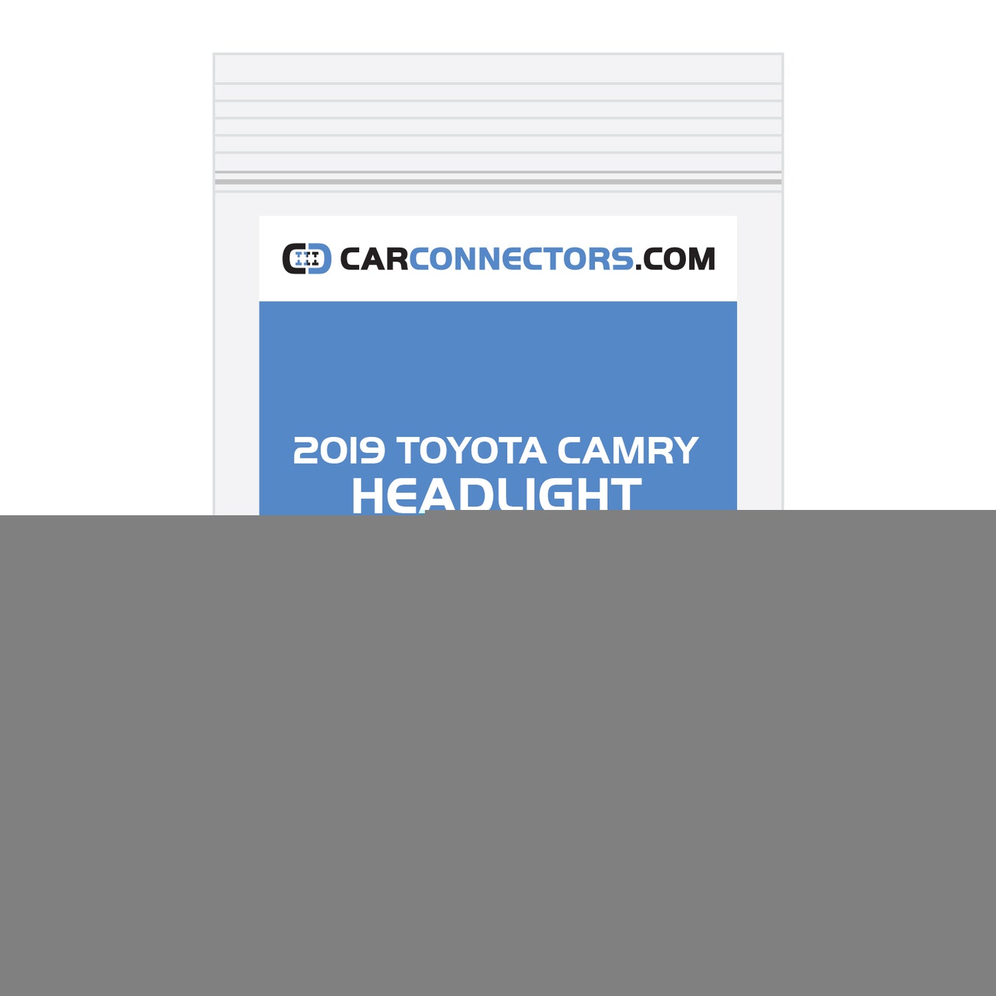 Headlight Connector for 2019 Toyota Camry