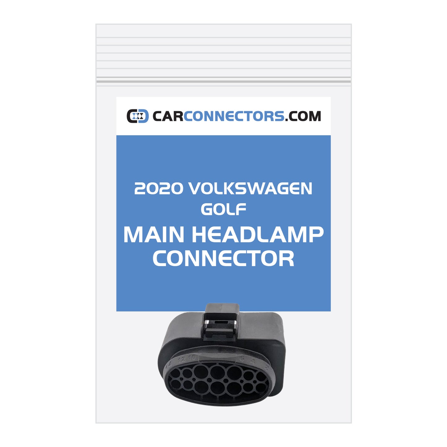 Main Headlamp Connector for 2020 Volkswagen Golf