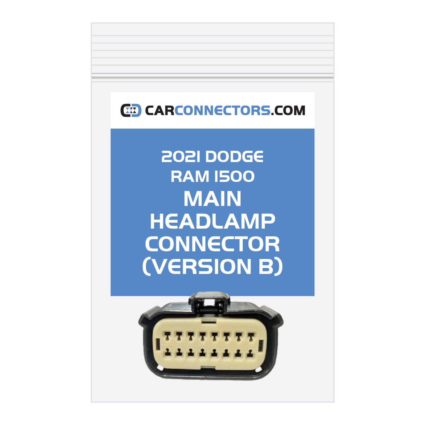 Main Headlamp (Version B) Connector for 2021 Dodge Ram 1500