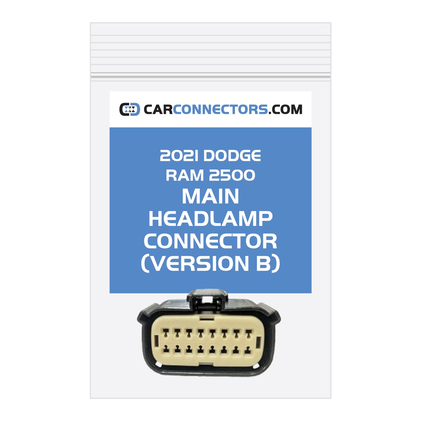 Main Headlamp (Version B) Connector for 2021 Dodge Ram 2500