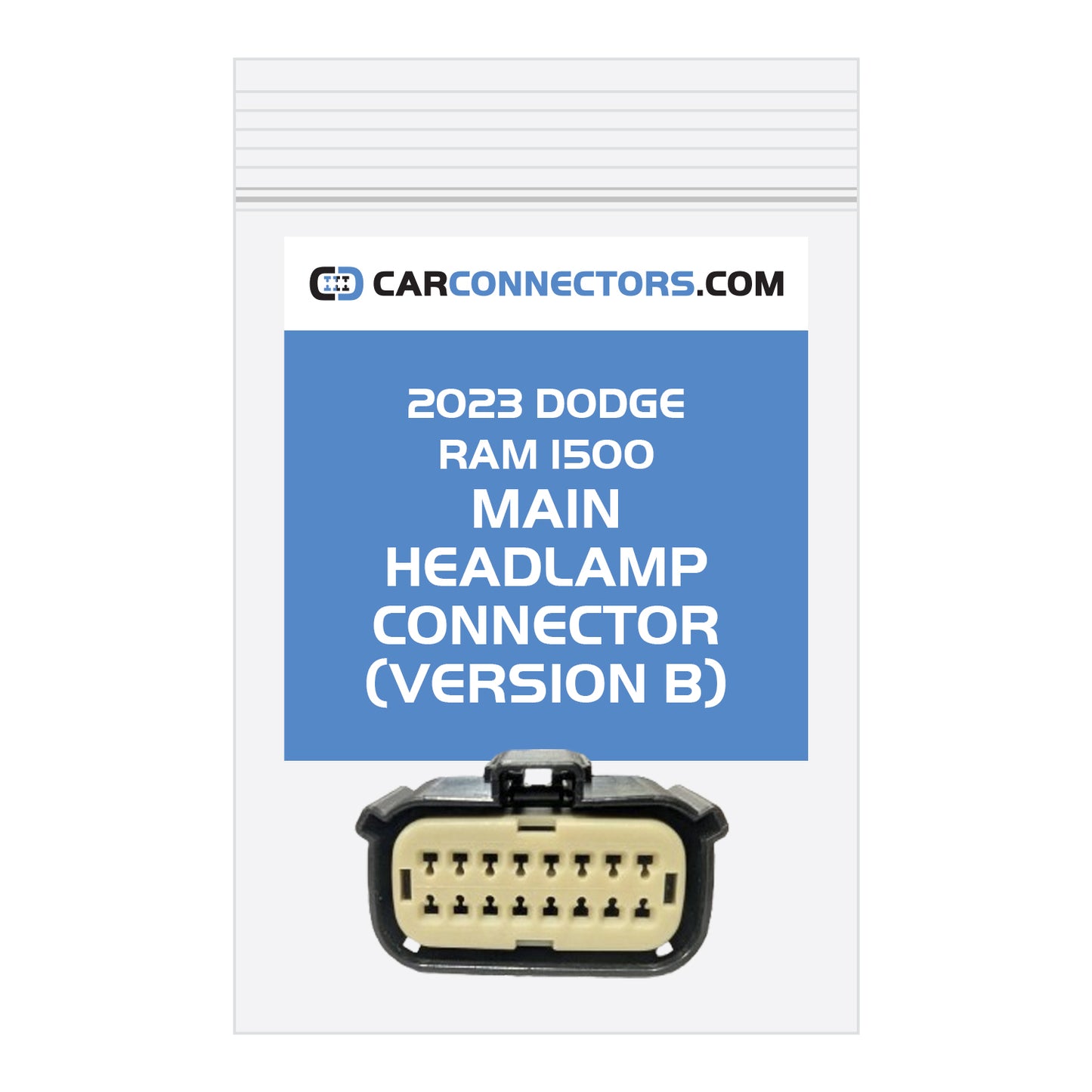Main Headlamp (Version B) Connector for 2023 Dodge Ram 1500